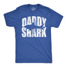 Mens Funny T Shirts Daddy Shark Awesome Fathers Day Gift for Dads