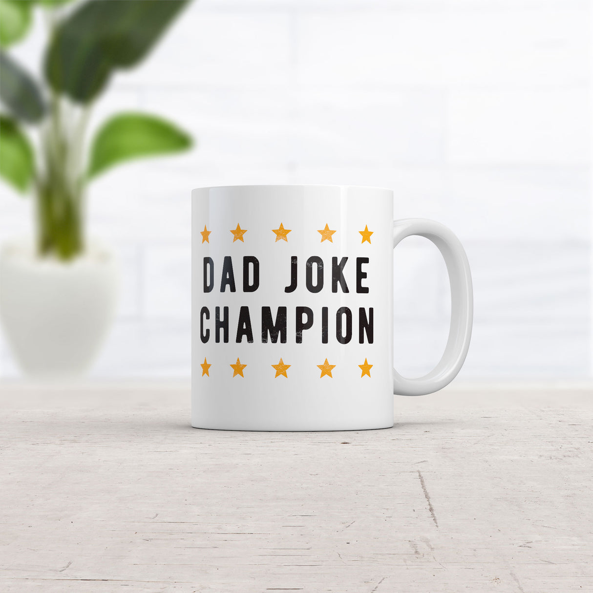 Dad Joke Champion Mug Funny Fathers Day Novelty Coffee Cup-11oz