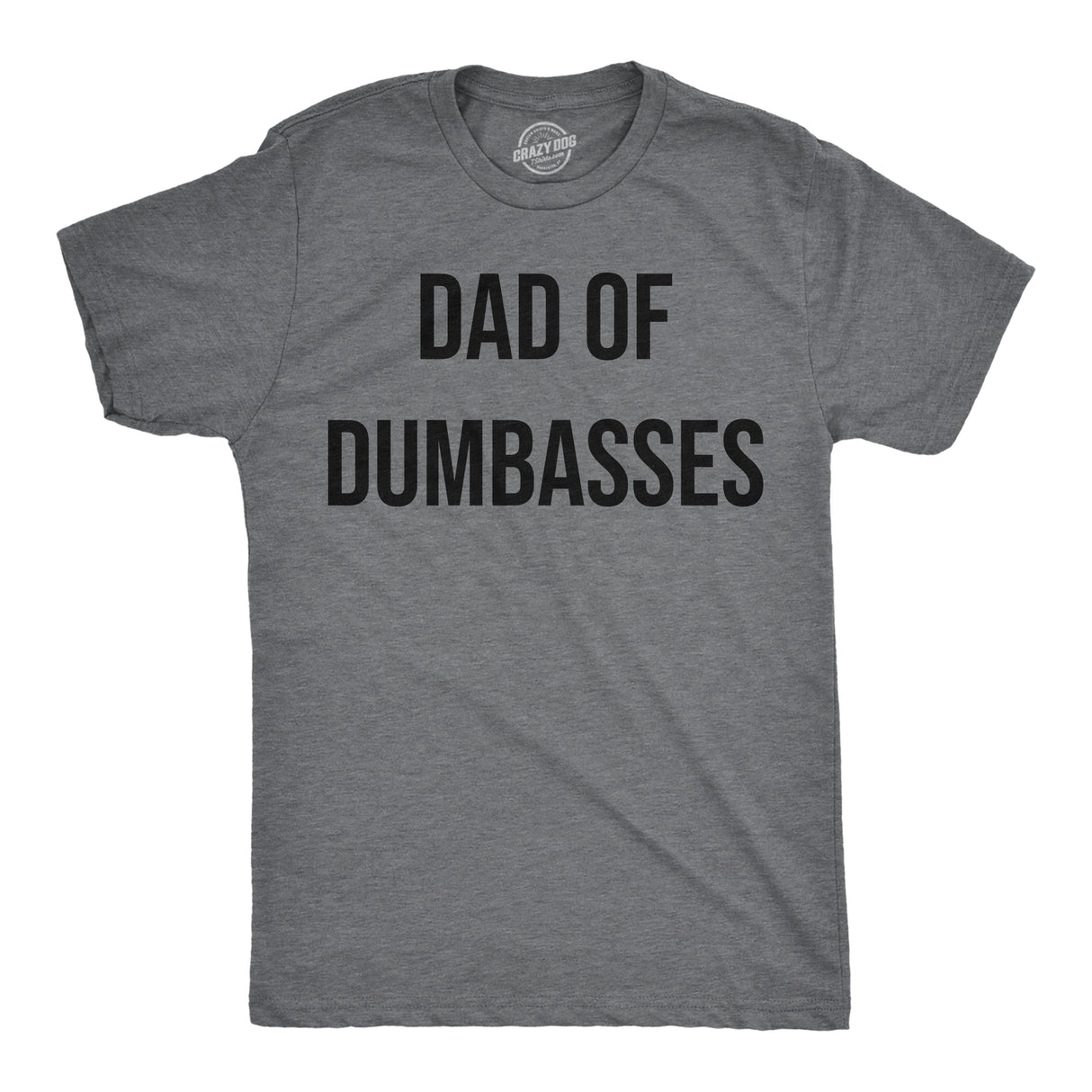 Mens Funny T Shirts Dad Of Dumbasses Sarcastic Fathers Day Tee for Men