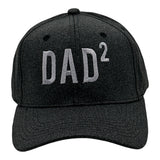 Dad Squared Hat Funny Sarcastic Fathers Day Graphic Novelty Cap