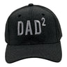 Dad Squared Hat Funny Sarcastic Fathers Day Graphic Novelty Cap