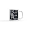 Dead Inside But Blessed Mug Funny Sarcastic Graphic Novelty Coffee Cup-11oz