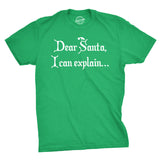 Dear Santa, I Can Explain Men's Tshirt