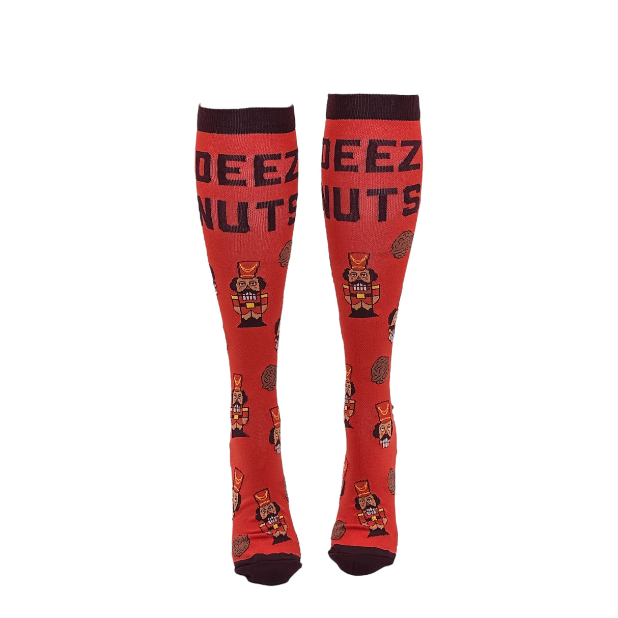 Unisex Deez Nuts Funny Chirstmas Gift Compression Socks For Women And Men