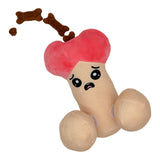 Dick And Balls Dog Toy Funny Adult Joke Stuffed Penis Chew Toy With Reattachable Parts and Hidden Treat Compartments - Rip and Reveal Interactive Chew