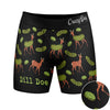 Mens Dill Doe Boxer Briefs Funny Offensive Pickle Deer Graphic Novelty Underwear For Guys