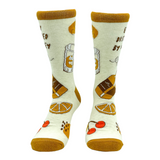 Men's Easily Distracted By Whiskey Socks Funny Liquor Drinking Joke Footwear