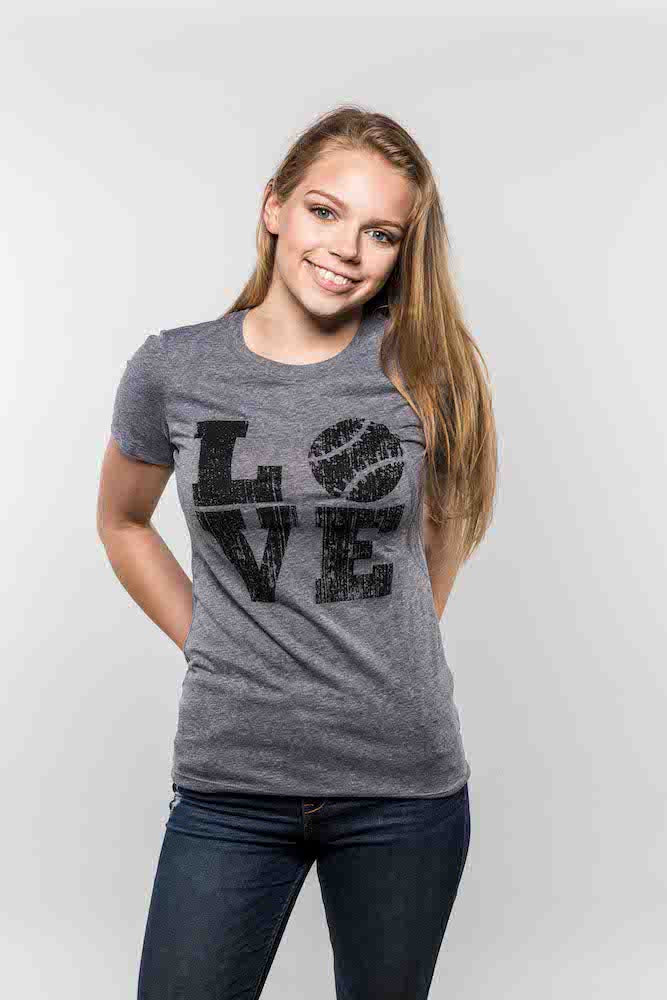 Womens LOVE Baseball Mama Funny Game Day Lover Cute Cool T shirt for Ladies