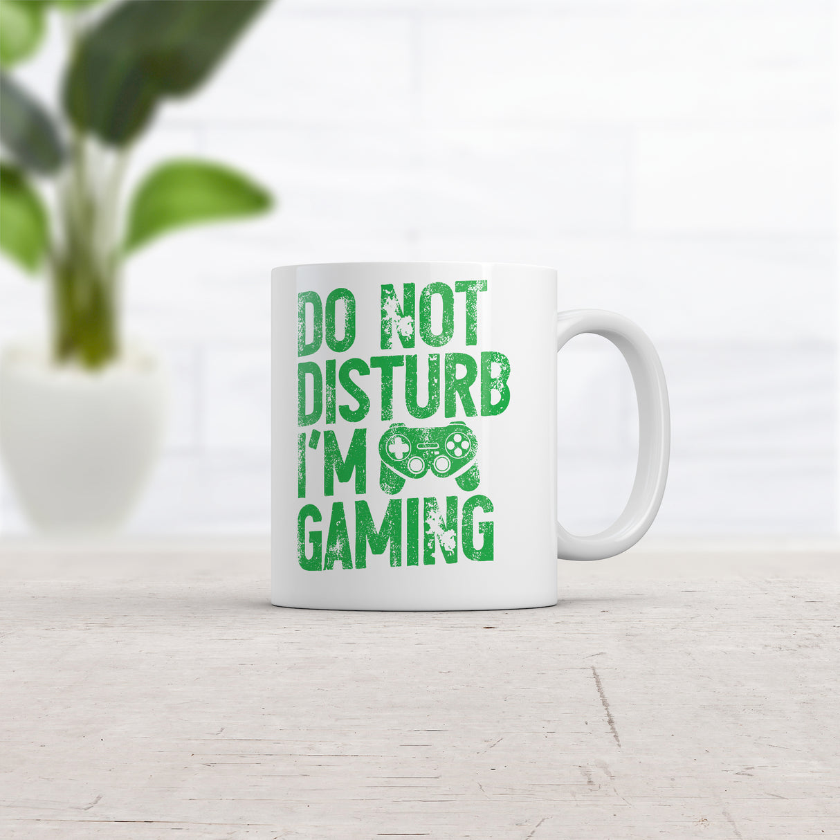 Do Not Disturb Im Gaming Mug Funny Sarcastic Gamer Graphic Novelty Coffee Cup-11oz