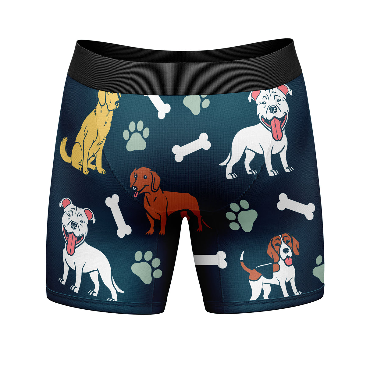 Mens Dog Dad Boxer Briefs Funny Saying Cool Gift Hilarious Underwear For Guys