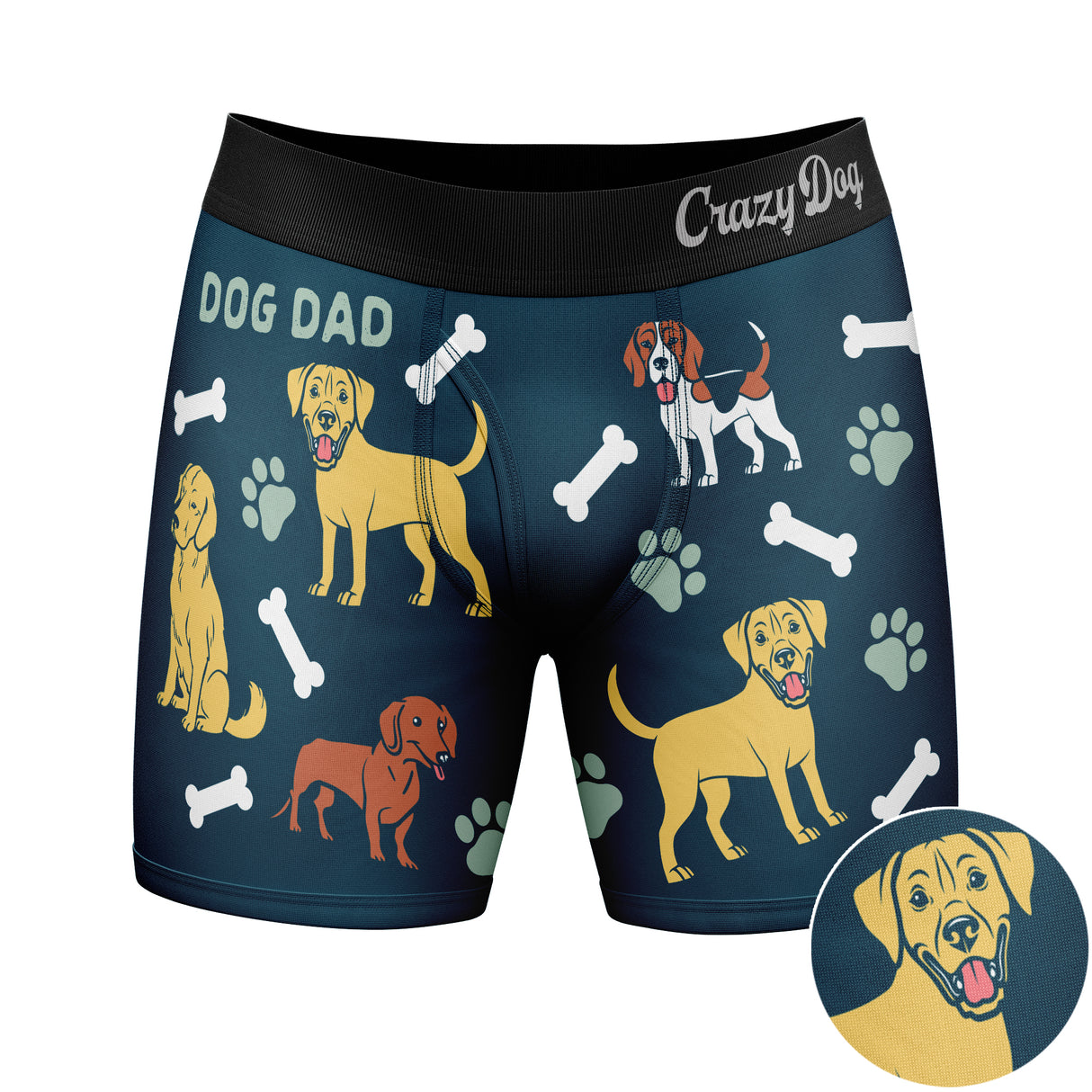 Mens Control Freak Boxer Briefs Funny Video Game Gamer Gift Graphic Novelty Underwear