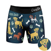 Mens Dog Dad Boxer Briefs Funny Saying Cool Gift Hilarious Underwear For Guys