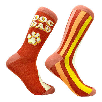 Men's Dog Dad Socks Funny Cool Puppy Father Pet Lovers Footwear