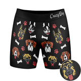 Mens Animal Boxers Funny Cat Dog Fish and More Novelty Underwear with Animals Funny Animal Underwear