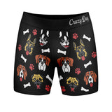 Mens Control Freak Boxer Briefs Funny Video Game Gamer Gift Graphic Novelty Underwear