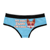 Womens My Dog Thinks Im Cool Panties Funny Saying Graphic Bikini Brief Underwear