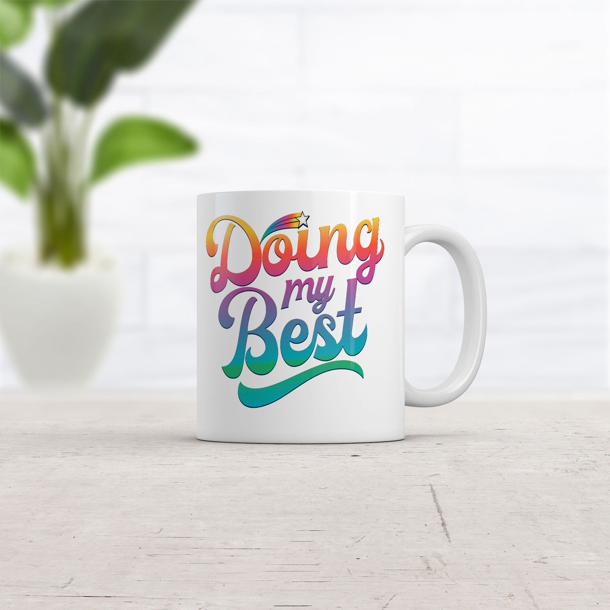 Doing My Best Mug Funny Sarcastic Graphic Novelty Coffee Cup-11oz