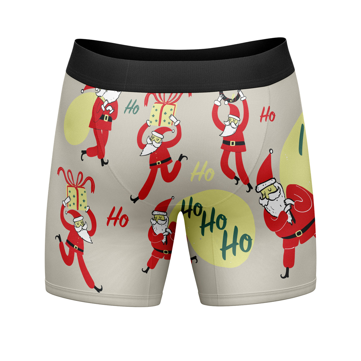 Mens I Do It For The Hos Boxer Briefs Funny Sarcastic Christmas Gift Santa Joke Gag Underwear