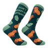 Women's Dont Worry Be Capybara Socks Funny Sarcastic Parody Lyrics Footwear