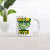 Drug Free Mostly Mug Funny Sarcastic 420 Graphic Novelty Coffee Cup-11oz