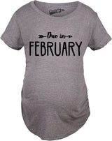 Maternity Due In July Funny T shirts Pregnant Shirts Announce Pregnancy Month Shirt