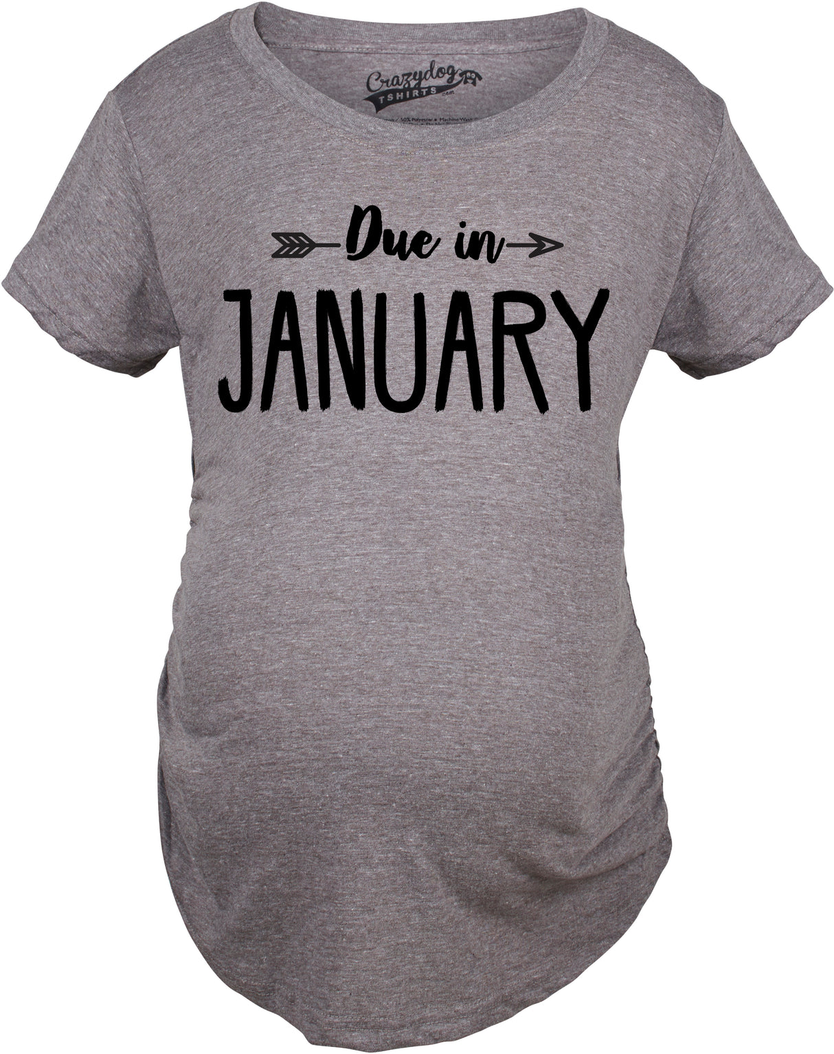 Maternity Due In February Funny T shirts Pregnant Shirts Announce Pregnancy Month Shirt