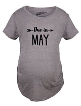 Maternity Due In July Funny T shirts Pregnant Shirts Announce Pregnancy Month Shirt