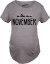 Maternity Due In January Funny T shirts Pregnant Shirts Announce Pregnancy Month Shirt