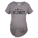 Maternity Due In September Funny Pregnancy T-Shirt Announcement Month Tee