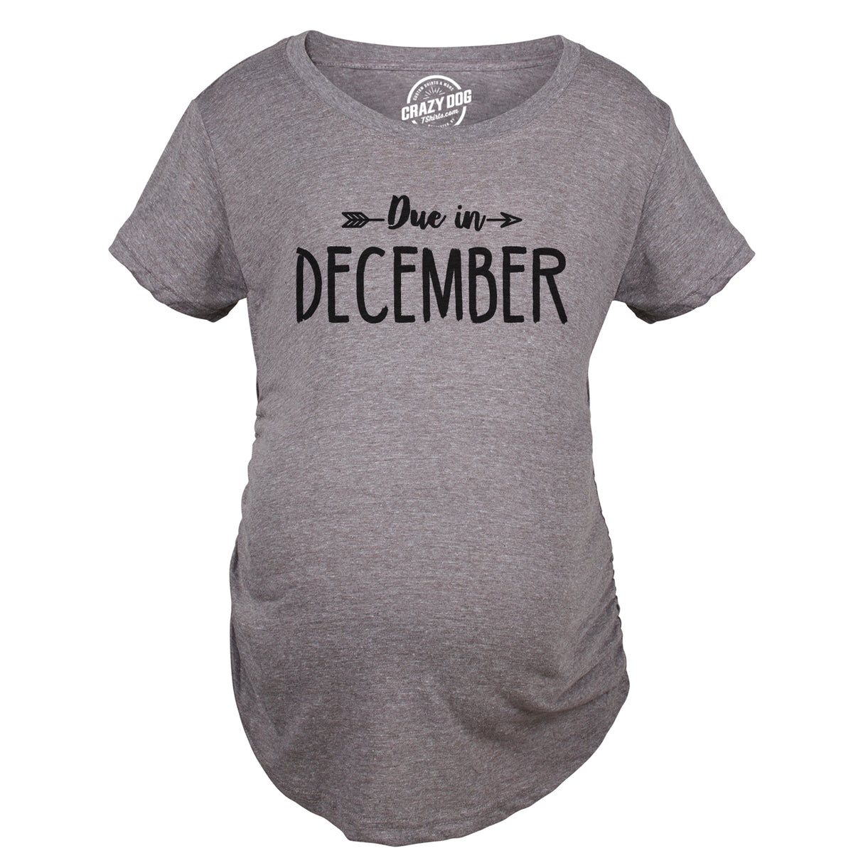 Maternity Due In T-Shirt Choose Month Funny Pregnant Expecting Due Date Tee