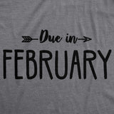 Maternity Due In March Funny T shirts Pregnant Shirts Announce Pregnancy Month Shirt