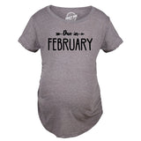 Maternity Due In November Funny T shirts Pregnant Shirts Announce Pregnancy Month Shirt