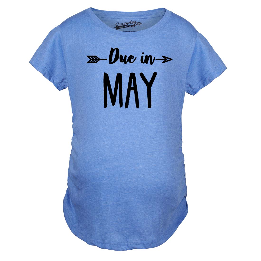 Maternity Due In May Funny T shirts Pregnant Shirts Announce Pregnancy Month Shirt