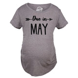 Maternity Due In August Funny T shirts Pregnant Shirts Announce Pregnancy Month Shirt