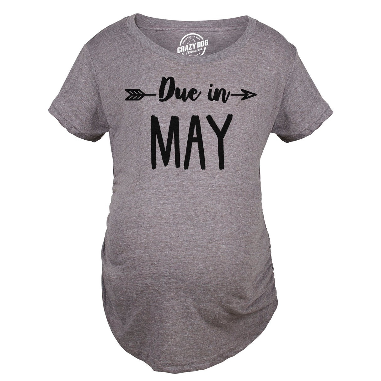 Maternity Due In T-Shirt Choose Month Funny Pregnant Expecting Due Date Tee