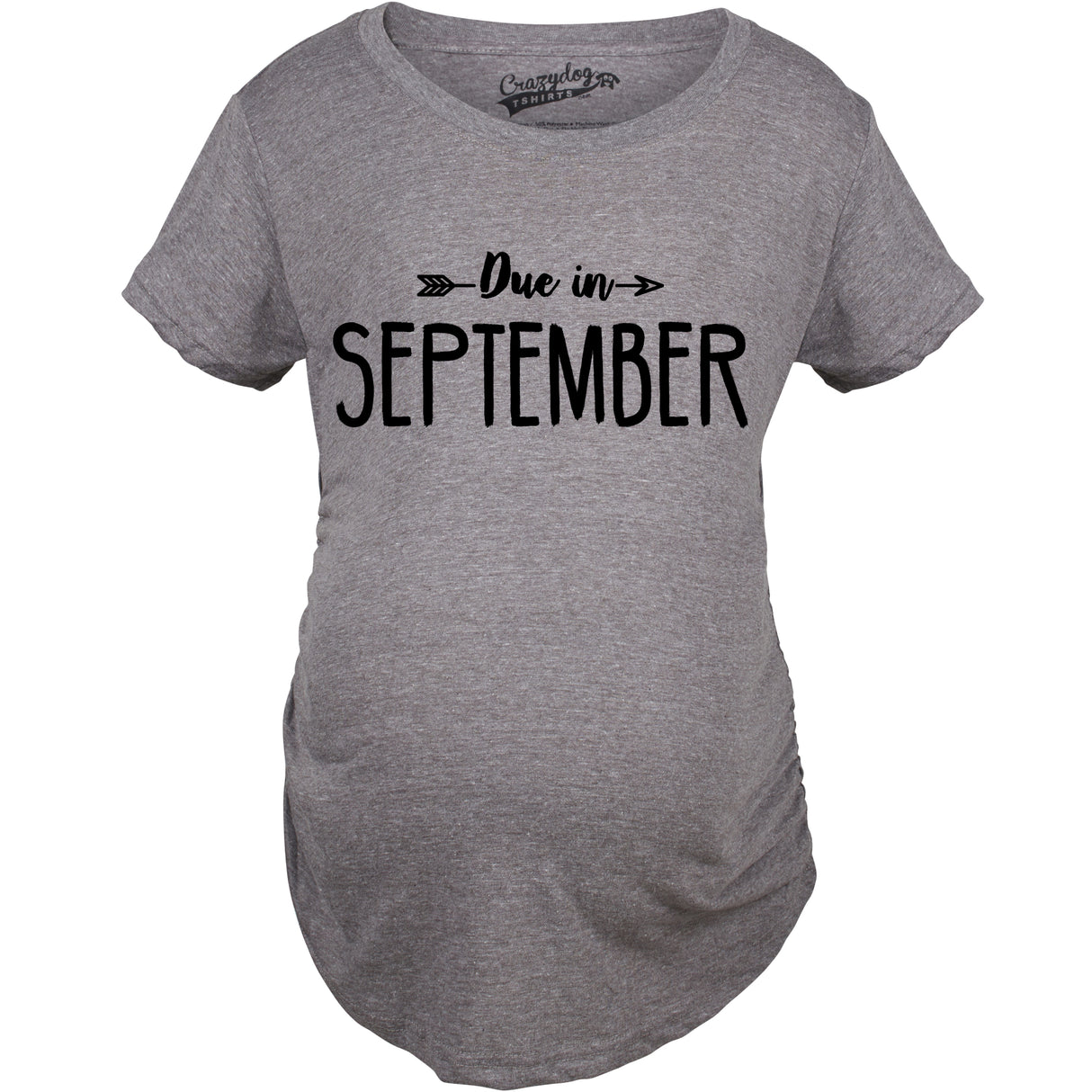 Maternity Due In T-Shirt Choose Month Funny Pregnant Expecting Due Date Tee