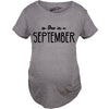 Maternity Due In T-Shirt Choose Month Funny Pregnant Expecting Due Date Tee