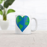 Earth Heart Mug Funny Awesome Earth Day Graphic Coffee Cup-11oz