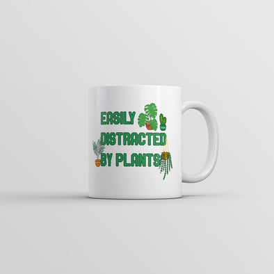 Easily Distracted By Plants Mug Funny Novelty Plant Coffee Cup-11oz