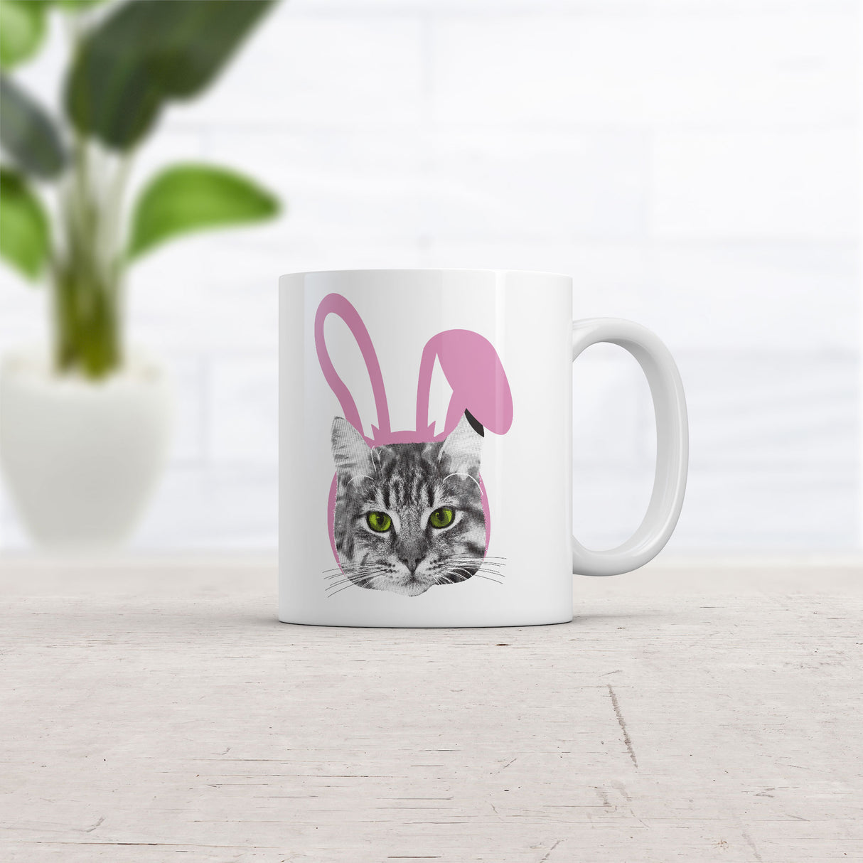 Easter Cat Mug Funny Easter Sunday Graphic Coffee Cup-11oz