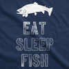 Eat Sleep Fish Men's Tshirt