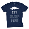 Eat Sleep Fish Men's Tshirt