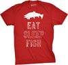 Eat Sleep Fish Men's Tshirt