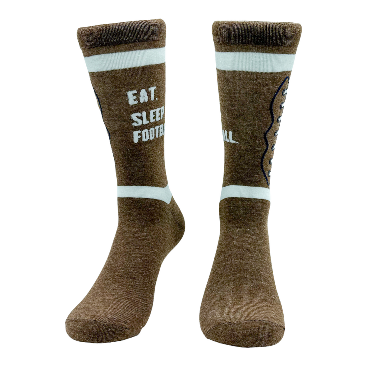 Men's Eat Sleep Football Socks Funny Pigskin Gridiron Lovers Footwear