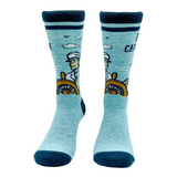 Men's El Capitan Socks Funny Cool Sea Naval Capitan Sailor Footwear