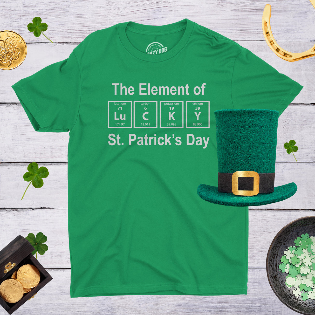 The Element Of St. Patrick's Day Men's Tshirt