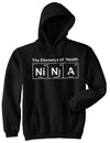 Ninja Element Sweater Funny Science Warrior Novelty Mens Graphic Nerdy Hoodie