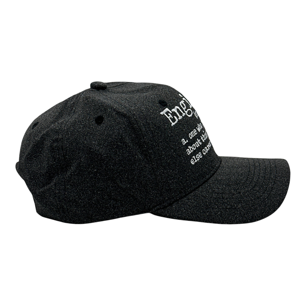 Engineer Definition Hat Funny Sarcastic Science Joke Graphic Novelty Cap