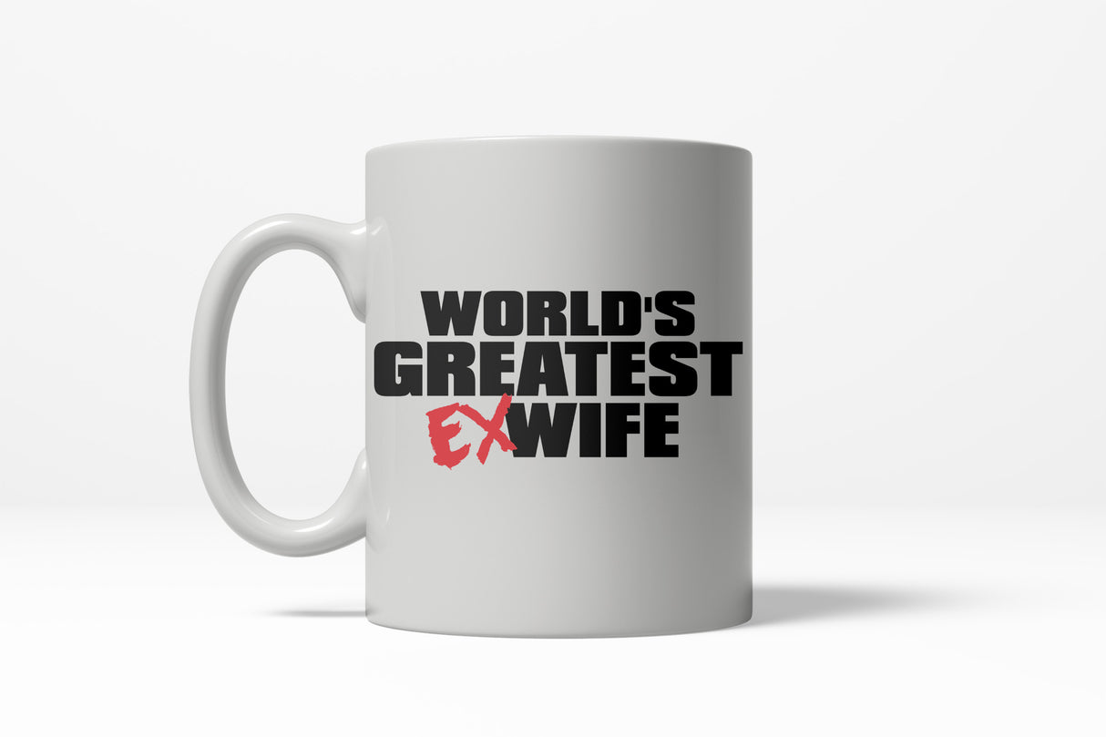 Worlds Greatest Ex Wife Funny Wedding Valentines Day Ceramic Coffee Drinking Mug 11oz Cup