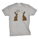 Faceless Chocolate Bunny Men's Tshirt